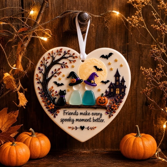 Halloween Decoration Indoor Outdoor Clearance Under $5.00! Thanksgiving Fall Decorations for Home, Halloween Hanging Ornament 8cm