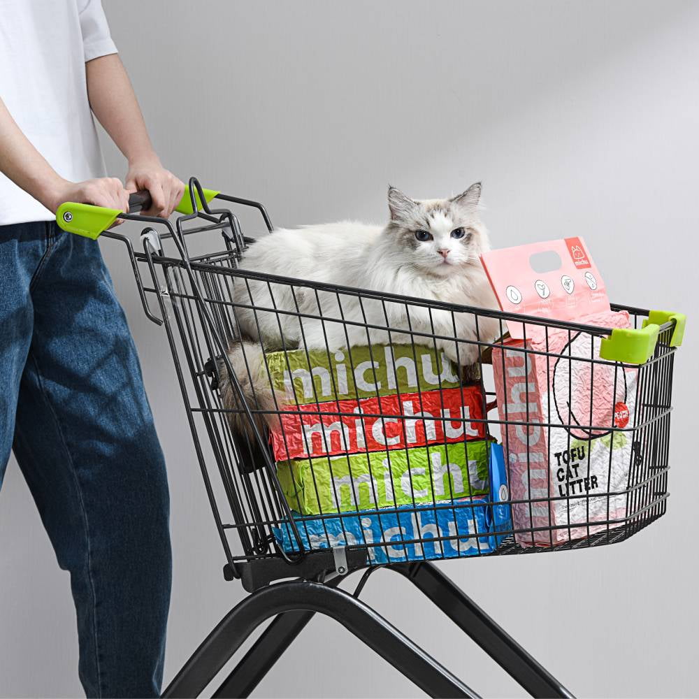 Michu Natural Clumping Tofu Cat Litter 5.5lb/88oz (Watermelon)