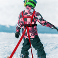 thumbnail image 3 of Children Ski Training Belt Safety Traction Harness Rope for Outdoor Snowboard Skating-Black, 3 of 5