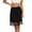 Black, variant on HGIEYS Womens Half for Under Dresses Non Cling Skirt with Floral Lace
