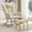 Camel(with Ottoman), variant on Memoryfield Nursery Rocking Chair with Ottoman, Armchair Accent Chair for Nursery Living Room Bedroom, Camel