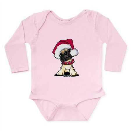 

CafePress - Christmas Pug Long Sleeve Infant Bodysuit - Long Sleeve Cotton Baby Bodysuit