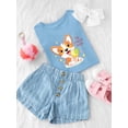 thumbnail image 3 of Cute Corgi Puppy W Ice Cream T-Shirt Toddler -Image by Shutterstock,  2 Toddler, 3 of 4