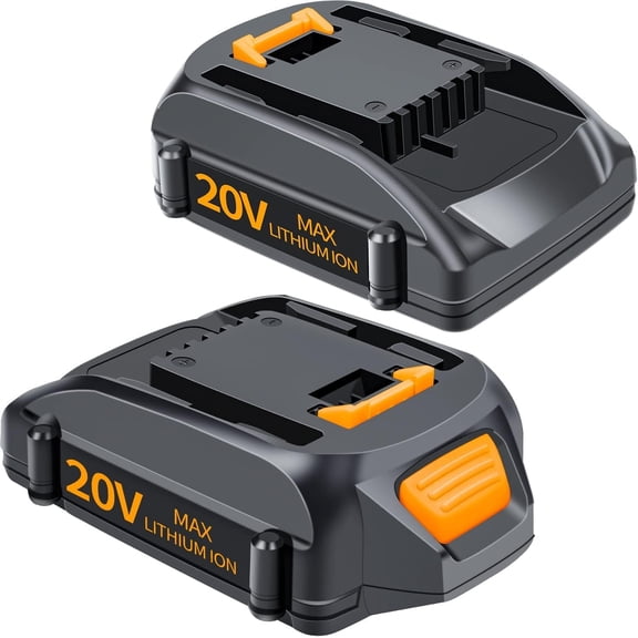 BOTKK 20V 3.5Ah Battery Replacement for Worx 20V Battery WA3525 WA3578 WA3575 WA3520 20 Volt WA3520 WG151s WG155s WG251s WG255s WG540s WG545s WG890 WG891 Cordless Tool Battery (2 Packs) Tool（2Pack）