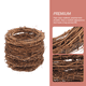 thumbnail image 4 of 5 Pcs Rattan Garland Wreath DIY Ring Door Window Pendant Outdoor Christmas Decor Accessories Wall Decorations Artificial Tree, 4 of 4