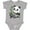 AC-Heather Grey, variant on My Great Uncle Loves Me Cute Panda Boys or Girls Baby Bodysuit