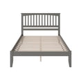 thumbnail image 4 of Mission Queen Solid Wood Platform Bed in Grey, 4 of 11