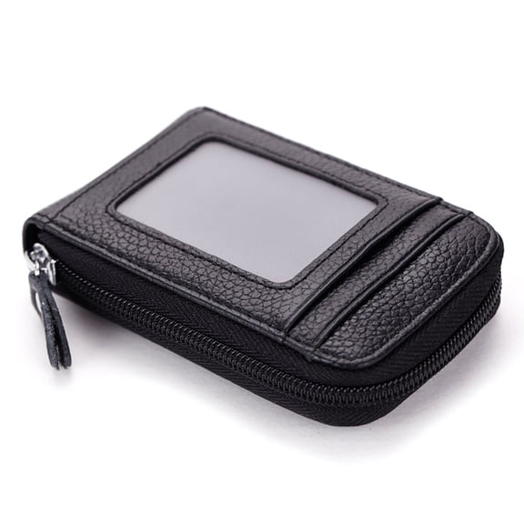 FOMIYES Card Case Wallet Credit Case Organizer Holder Genuine For Storage 1Pack