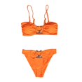 thumbnail image 1 of Bikini sexy de color sólido para mujer, traje de baño de dos piezas, bikini bandeau, traje de baño femenino M, 1 of 9