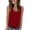 Red, variant on Yigetop Criss Cross Tops for Women Womens Tank Tops Criss Cross Sleeveless Shirts Casual Tank Tops Basic Blouse Deep V Tank Tops for Women Black L