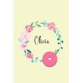 thumbnail image 1 of Olivia: Personalized Monogram Initial Journal - Pink Marble and Gold Cover with Feminine Pages for Women and Girls, 1 of 1