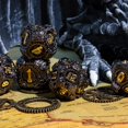 thumbnail image 3 of Cusdie 7-Die Metal DND Dice Set, Steampunk Gear Design Metal Polyhedral D&D Dice Set for DND Dungeons and Dragons TTRPG Role Playing Games, 3 of 5