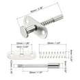 thumbnail image 2 of Plunger Latches Spring-loaded Stainless Steel 6mm Head 6mm Spring 60mm Total Length, 2 of 3
