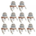 thumbnail image 3 of Oubit Guitare Mono Entrée Jack, 10pcs 6,35mm Mono Entrée Guitare Mono Entrée Jack Mono Entrée Jack Conception Révolutionnaire, 3 of 9