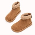 thumbnail image 6 of Bnwani Girls Boots Short Fleece Lined Velvet Booties, 6 of 9