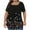 Black#01, variant on purcolt Womens Plus Size Floral Print Boho Pleated T-Shirts Short Sleeve Square Neck Tunic Tops Dressy Casual Loose Soft Blouses 1X-5X