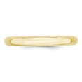 thumbnail image 3 of 10k Yellow Gold 3mm Comfort Fit Plain Classic Wedding Band Ring Size 6.5, 3 of 5