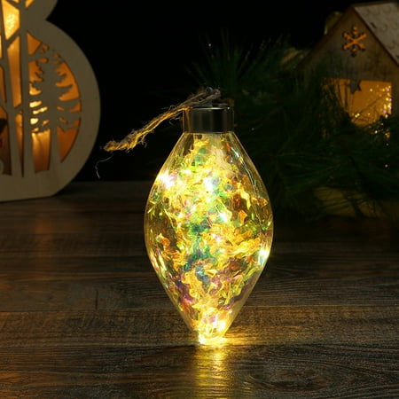 

Christmas LED Transparent Christmas Ball Christmas Tree Pendant Glowing