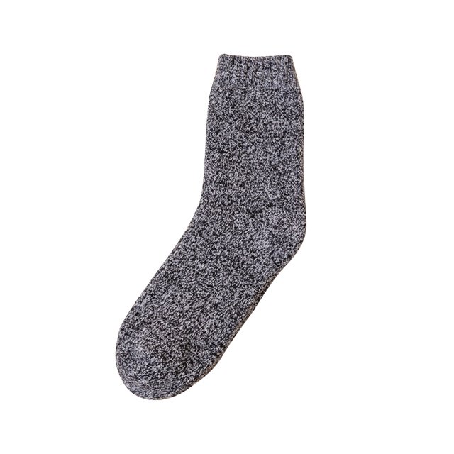 Men's Winter Wool Socks Soft Warm Thick Wool Socks for Cold Weather Crew Socks One Size 38-44