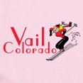 thumbnail image 2 of CafePress - Red Skier Vail Girl Body Suit - Baby Light Bodysuit, Size Newborn - 24 Months, 2 of 4
