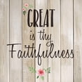 thumbnail image 3 of Kimberly, Allen 15x15 Black Modern Framed Museum Art Print Titled - Great is Thy Faithfulness, 3 of 5