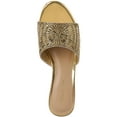 thumbnail image 3 of Thalia Sodi Womens Jae Faux Suede Slip-On Wedge Sandals, 3 of 3