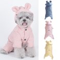 thumbnail image 2 of Reheyre Super Soft Breathable Pet Clothes - Polyester Peach Skin Winter Hooded Coat - Four Legs - Ideal for Autumn, 2 of 8