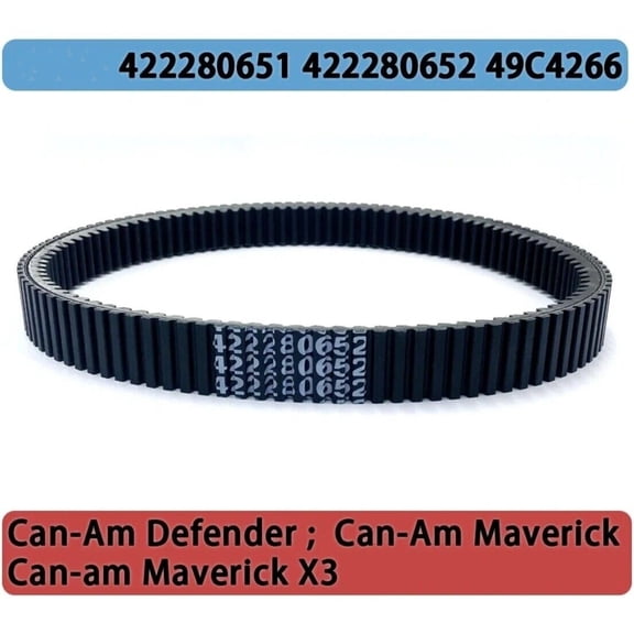 Drive Belt 422280652 422280651 49C4266 For Can-Am Defender HD8/10 Maverick 1000R