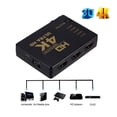 thumbnail image 4 of Compatible Switcher 4K HD 1080P 5 Port HD KVM Switch Selector Splitter with Hub IR Remote Controller, 4 of 7