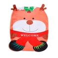 thumbnail image 2 of GROWTH TANK Decorative Christmas Chair Cover Slipcover Reusable Decor Lovely Design Backrest Elk, 2 of 9