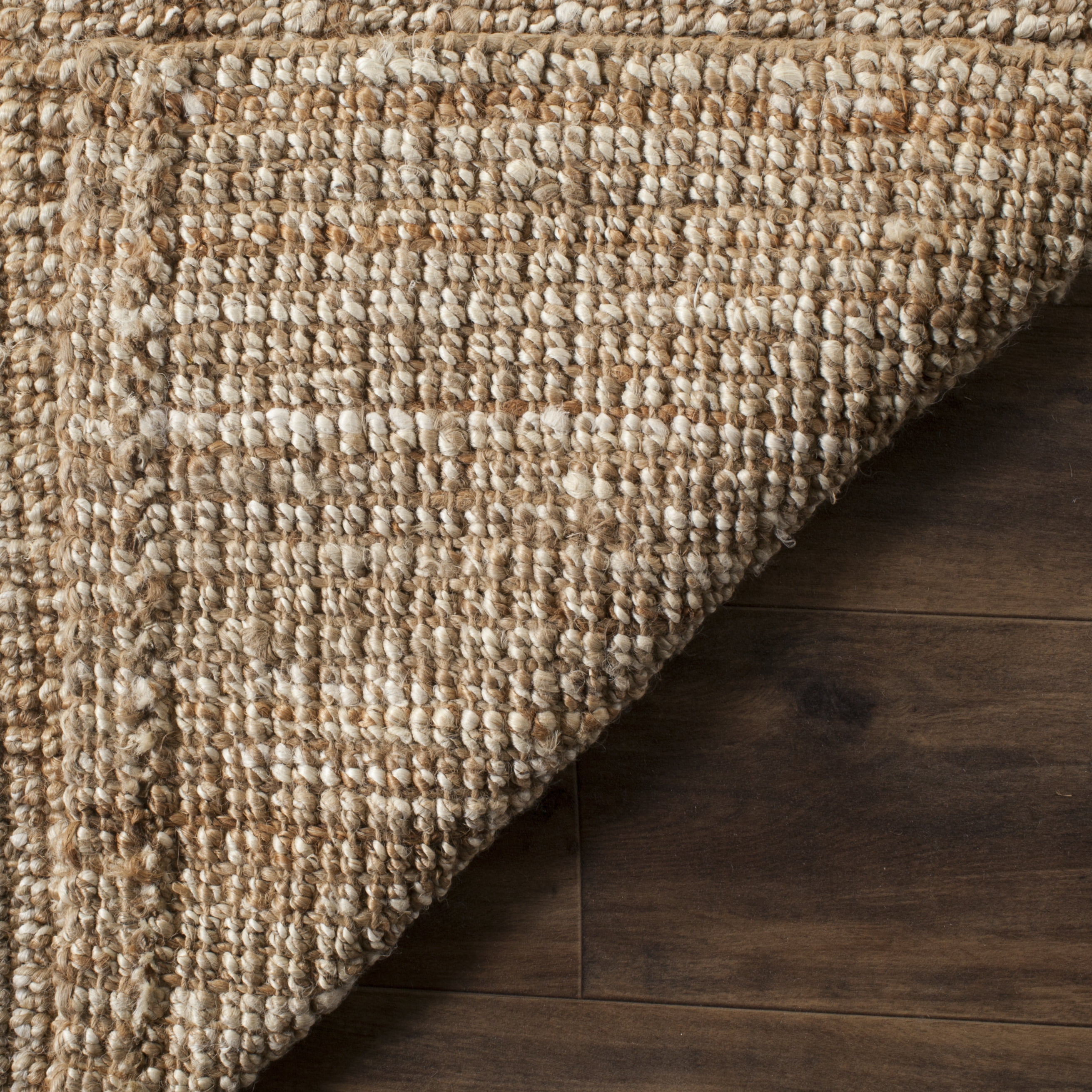 Safavieh Natural Fiber Levi Solid Area Rug, Natural/Ivory, 9' x 12'