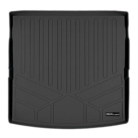 Custom Fit Trunk Behind 2nd Row Floor Mat Cargo Liner with 3rd Row Seats for 2018-2021 Volkswagen Tiguan, Black