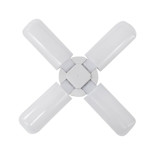 Garage - Dimmable Garage Ceiling 6000LM 6500K E27B22 Garage Ceiling with 4 Adjustable Panels for Garages Workshop indoor workshop and warehouse full Area