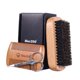 thumbnail image 5 of Set de cuidado de barba Zulema con cepillo, peine y tijeras de madera, 5 of 8