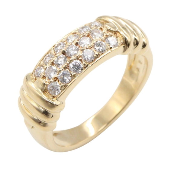 Pre-Owned Van Cleef & Arpels Diamond Ring, 18K (Yellow Gold), Women's Clear Tone