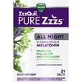 ZzzQuil Pure Zzzs All Night Natural Sleep Aid Pill, DrugFree Rest with Lavender & Valerian Root