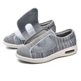 thumbnail image 2 of XIHAHA-zapatos de ortopedia para pies anchos, calzado blando y cómodo para caminar, ajuste de eversión del pulgar, novedad, 2 of 5