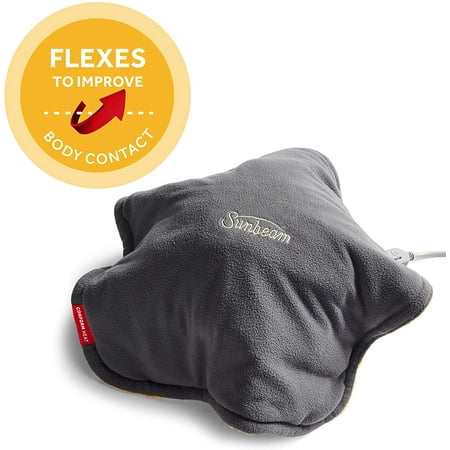 Sunbeam ConformHeat Heating Pad, size 14" x 14", Color: Gray