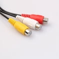 thumbnail image 5 of 2.5mm Mini AV Male to 3RCA Female M/F Audio Video Cable Stereo Jack Adapter Cord, 5 of 5