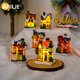 thumbnail image 2 of AlliLit-Luz LED de noche para decoración del hogar, adornos de Navidad, Castillo luminoso, casa de nieve, Año Nuevo, 2024, 2 of 4