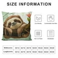 thumbnail image 5 of ONETECH Cute Lazy Sloth Pillow Covers, Sloth Gifts for Girls Kids Women, Sloth Pillow Cases, Sloth Decor, 5 of 5