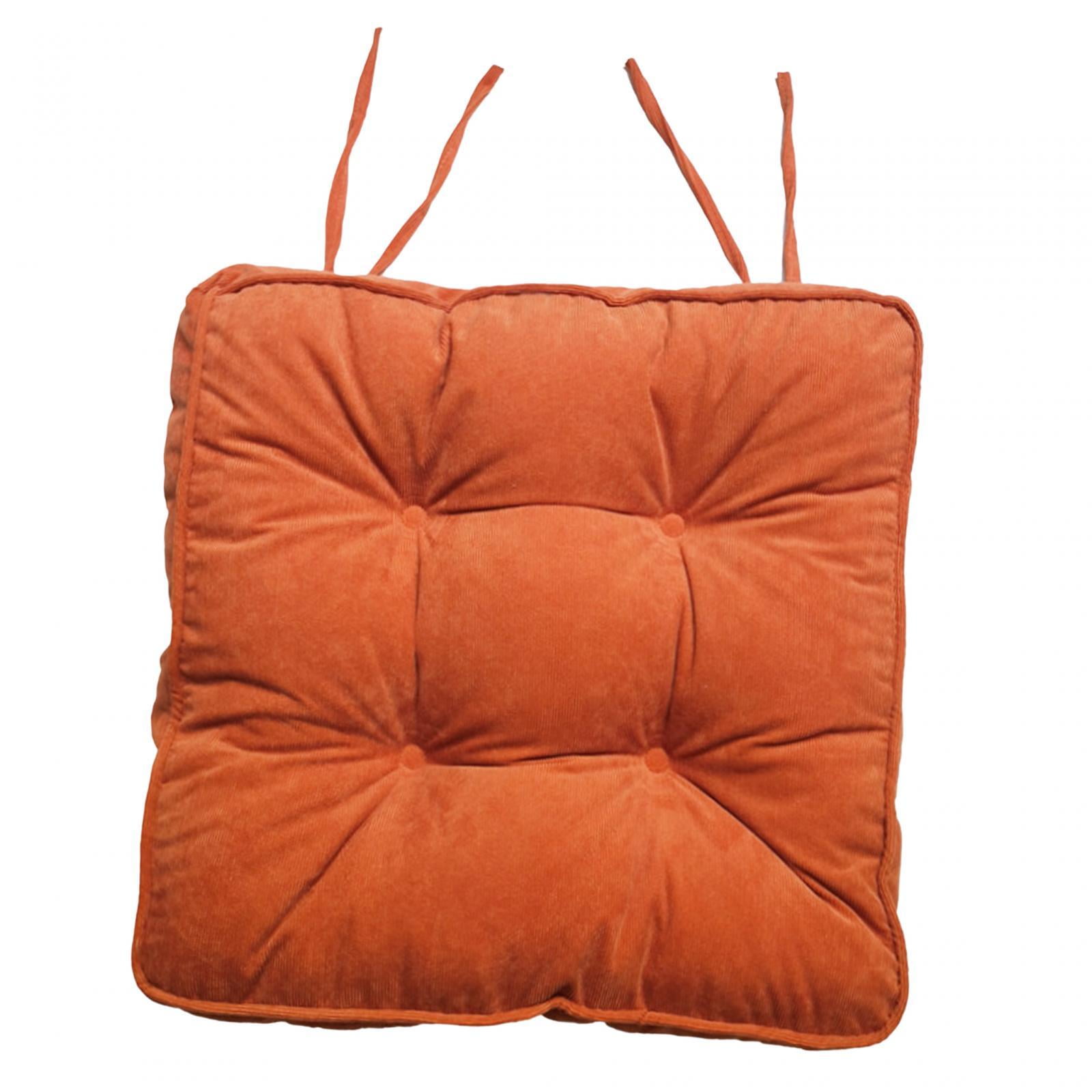 Ximing Seat Cushion Soft Office Chair Cushions For Living Room Watching Tv Meditate Orange Orange 45cmx45cmx8cm