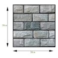 thumbnail image 2 of Pegatinas De Pared De Pvc Papel Tapiz De Azulejo Diy Rústico Autoadhesivo Decoración Para El Hogar Etiqueta Sala De Estar Decoración De La Casa Yuarrent HA043146-01, 2 of 6