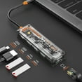 thumbnail image 2 of Usb C Docking Station New Type C Hub Docking Station Multifunction Hub Support Hdmi 4K30Hzclear Large Screen + Pd3.0 100W Fast Charge + Rj45 100Mbps Network Connection Phone Docking Station, 2 of 9