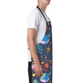 thumbnail image 3 of Pofeuu Marine Inhabitants Print Waterproof Apron with Pockets Adjustable Cooking Aprons Kitchen Bib for Baking Household Cleaning, 3 of 8