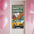 thumbnail image 5 of School Bus Back to School Decorative Banner Educational Theme for Classroom Decoration Kid's Room Wall Art School Events, 5 of 7