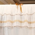 thumbnail image 3 of Rdeghly Luxury Princess Four Corner Post Bed Canopy Mosquito Netting, White, Three Side Openings, 1 Count, 3 of 8