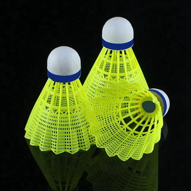 Spptty 6 pièces / ensemble accessoire de formation de sport de plein air  volant de balle de Badminton en Nylon professionnel, volant de Badminton 