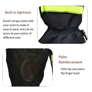 Mmirethe Gardez un emploi sécuritaire avec ces gants de sécurité résistant à l'usure et ces gants respirants pour le travail de sécurité