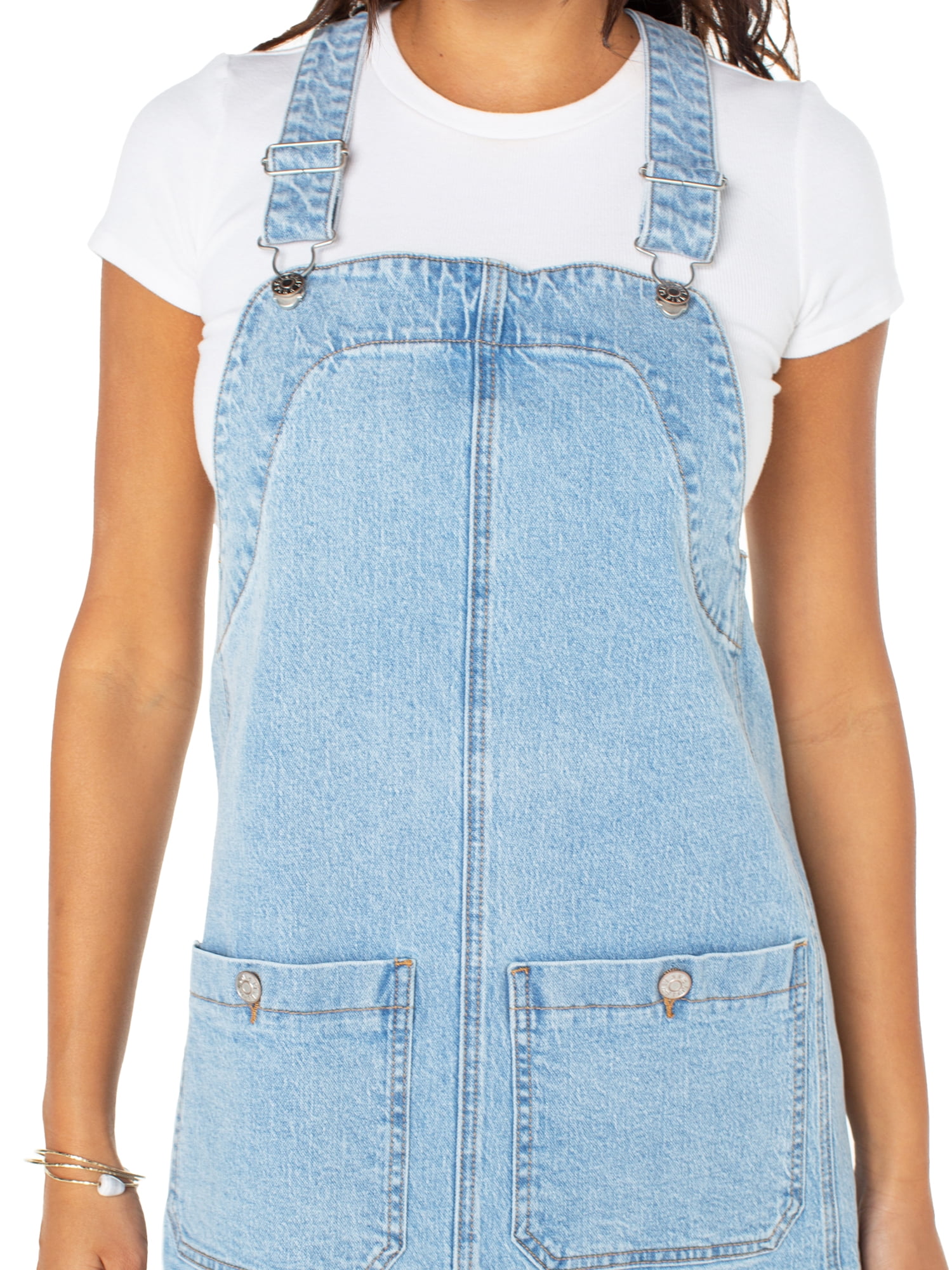 Celebrity Pink Women's and Women's Plus Pinafore Dress, Sizes XS-4X
